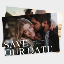 Modern Simple Minimal SAVE THE DATE