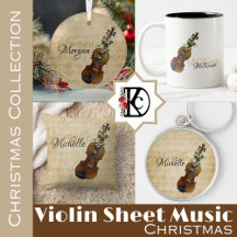 Violin Personalized Violinist Sheet Music