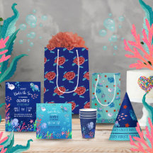 Under the Sea Ocean Sea Creatures Theme Birthday