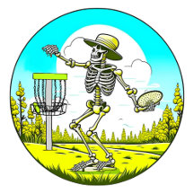 Disc Golf Skeleton