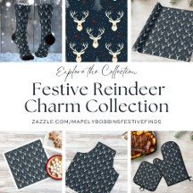 Festive Reindeer Charm Collection