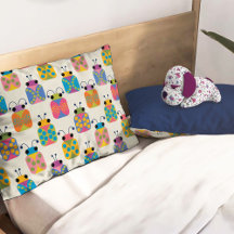 Cute Animal Pillowcases on Cream