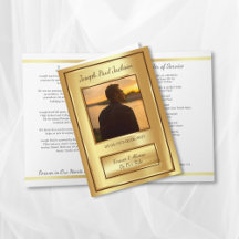 Gold Photo Memorial Collection