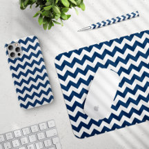 Navy Blue Zigzag - Home Decor and Accessories