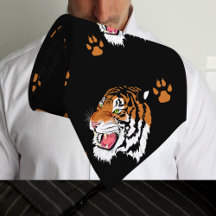 Tigers Sports Team Mascot Neckties