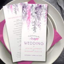 Event and wedding custom menus