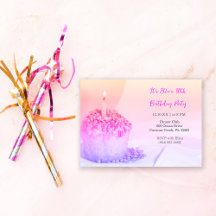 Birthday - 30th Cupcake Invitation Collection 