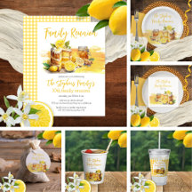 Luscious Lemon Cake Ginger Tea Family Reunion