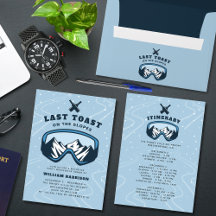 Last Toast On The Slopes Bachelor Party Supplies