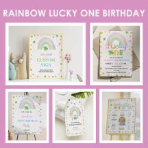 Rainbow Lucky One Birthday