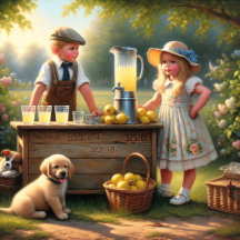 Old-Fashioned Lemonade Stand Summertime Fun