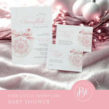 A Little Snowflake Girl Baby Shower 