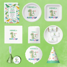 Green Blue Dinosaur Kids Collection – Personalized