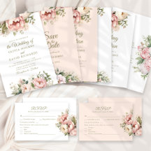 Blush & Peach Peony Wedding Collection