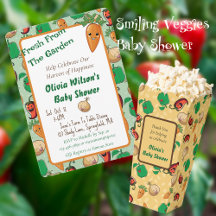Smiling Veggies Baby Shower