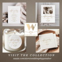 Gold Happily Ever After Wedding Reception Items