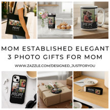 Mom Established Elegant 3 Photo Gifts for Mom