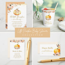 gold and blush little pumpkin