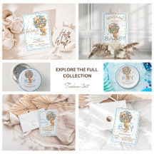 Beary Cute Blue Baby Boy Shower