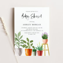 Watercolor Potted Plants Collections