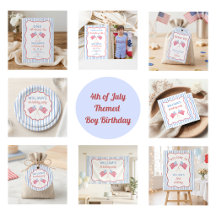 4th of July Themed Boy Birthday