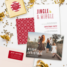 Modern Typeface Family Photo Christmas