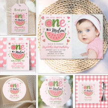 One in a Melon! Cute First Birthday Girl