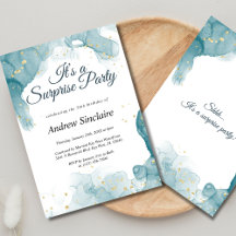 Teal & Gold Surprise