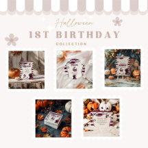 Wicked Cute & Turning One Girl Halloween 1st Birth