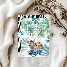 Royal Safari Ride Boy Baby Shower