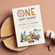 One Happy Camper Woodland