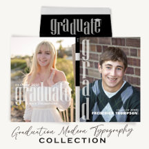 Graduation Minimalist Photo Simple Modern