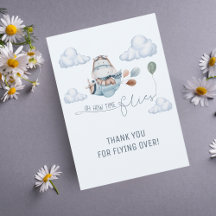 Cute Hippo Pilot Flies Airplane, First Birthday