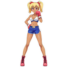 Boxer Anime Pinup Girl