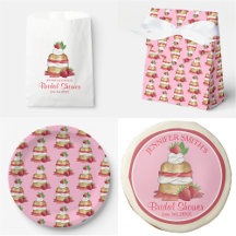 Strawberry Shortcake Bridal Shower Collection