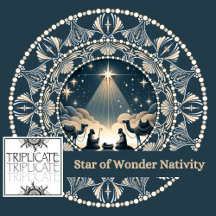Star of Wonder Nativity Dot Mandala Craft Paper