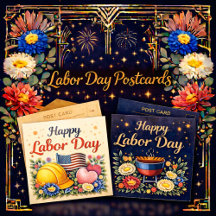 Labor Day Postcards Collection 