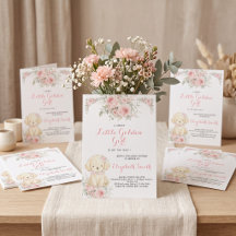 Golden Girl Baby Shower | Golden Retriever Floral