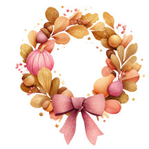 Thanksgiving Autumn Wreath Suite