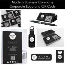Modern Black Business Custom Company Logo