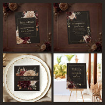 Vintage Witchy Floral Wedding Suite