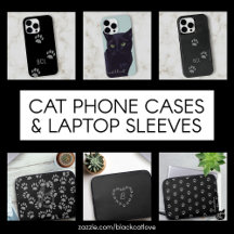 Cat Phone Cases and Laptop Sleeves
