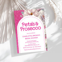 Petals & Prosecco Bright Pink Bridal Shower