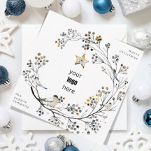 business christmas LOGO holiday cards