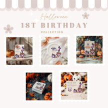 Cute Halloween First Birthday 