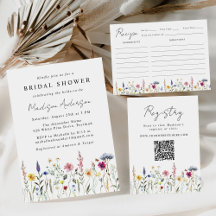 Elegant Wildflower Meadow Bridal Shower 