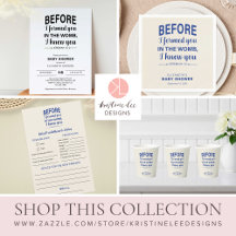 Before I formed you in the Womb Baby Shower Bible