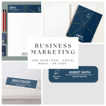 Architect Building Contractor Branding Dark Blue