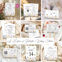 A Lifetime of Butterflies Wedding Collection