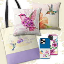 Hummingbirds in Watercolor